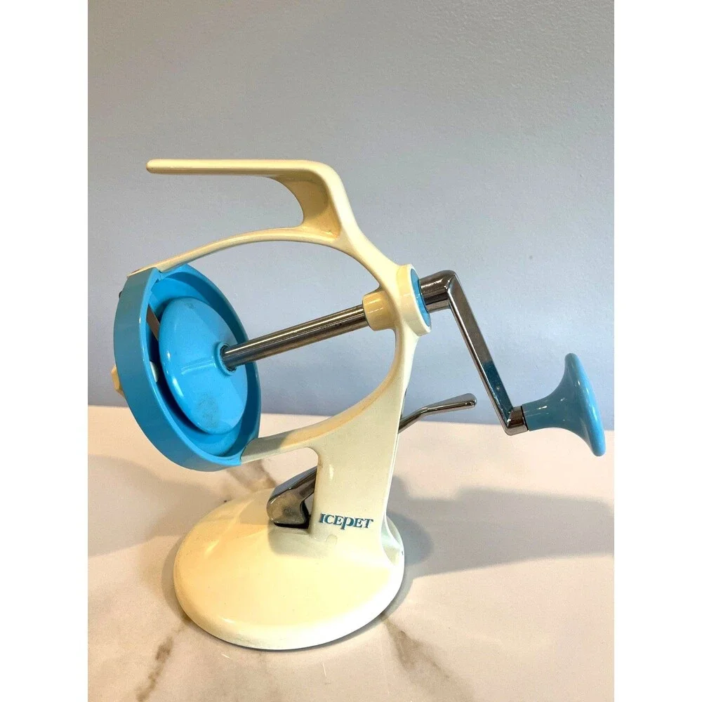 Icepet De Luxe Ice Shaver Vintage Mid Century Japan Retro Missing Bowl NIB